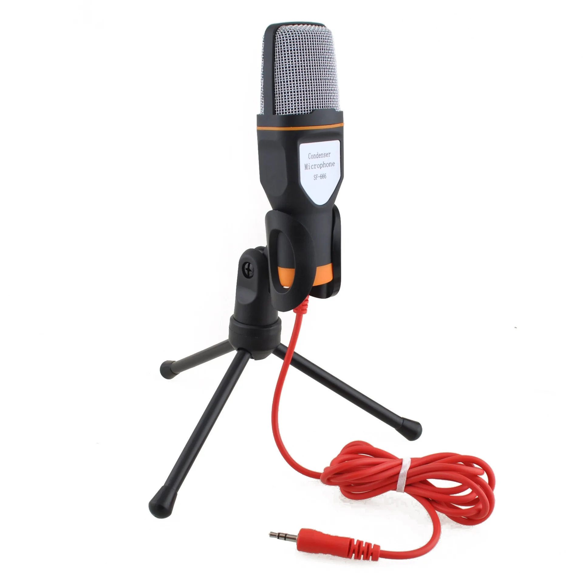 Microphone with Mic Stand, Professional 3.5mm Jack Recording Condenser Microphone Compatible with PC, Laptop, Singing and Gaming - Image 2