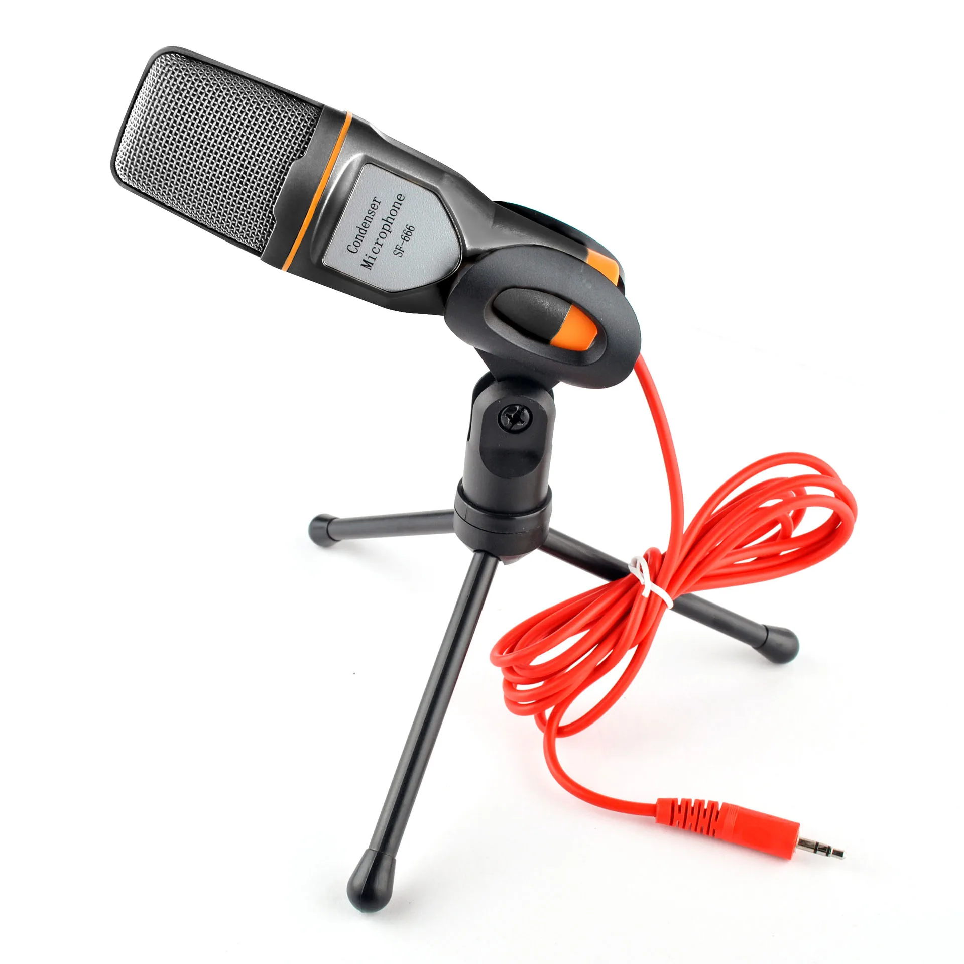 Microphone with Mic Stand, Professional 3.5mm Jack Recording Condenser Microphone Compatible with PC, Laptop, Singing and Gaming - Image 5