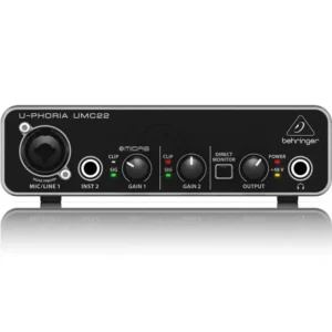 BEHRINGER UMC22 / UM2 Audio Interface Recording Sound Card